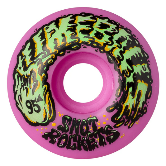 54mm Snot Rockets Pastel Pink 95a Slime Balls Skateboard Wheels