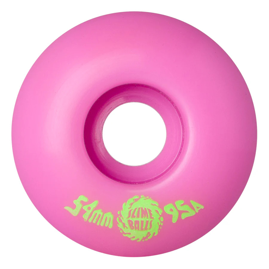 54mm Snot Rockets Pastel Pink 95a Slime Balls Skateboard Wheels