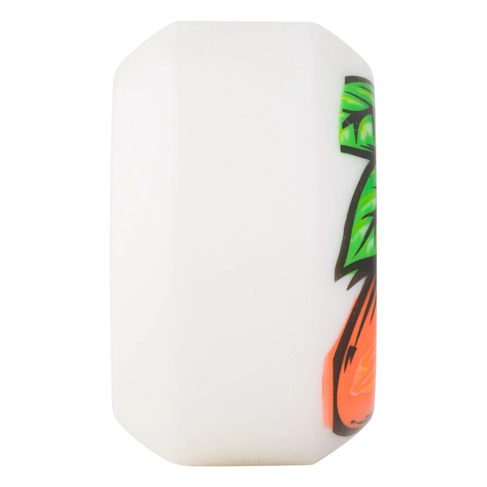 53mm From Concentrate White Orange Hardline 101a OJ Skateboard Wheels